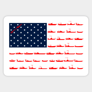 United Skiffs of America Sticker